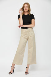 Cropped Wide Leg With Front Pocket