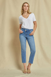 Boyfriend Criss Cross Crop