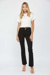 Mid Rise Slim Boot Cut