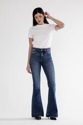 High Rise Flare Trouser Hem