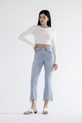 High Rise Crop Flare