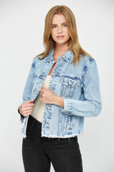 Vintage Wash Oversized Jacket