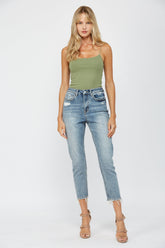 Stretch Super High Rise Mom Jean