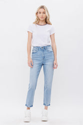Stretch Super High Rise Mom Jean