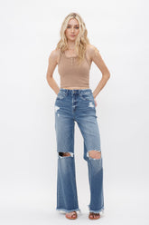 Stretch Super High Rise Wide Leg