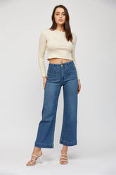 Super High Rise Wide Leg Cropped - Super Soft