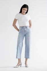 High Rise Wide Leg W Embellishment