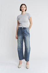 Super High Barrel-leg Jeans