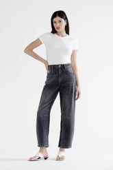 Super High Barrel-leg Jeans