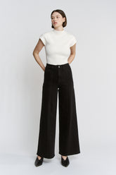 High Rise Seamed Trouser