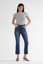 High Rise Cropped Bootcut Leg - Tummy Tuck