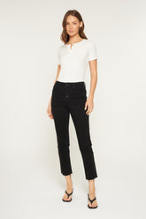 High Rise Cropped Easy Skinny - Tummy Tuck