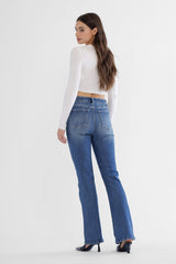 High Rise Bootcut in Fleece
