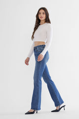High Rise Bootcut in Fleece