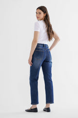 Super High Back Dart Straight Leg in Fleece