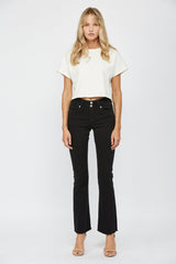 MID RISE SLIM BOOT CUT