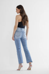 HIGH RISE FRONT YOKE BOOTCUT LEG
