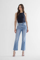 High Rise Front Yoke Bootcut Leg