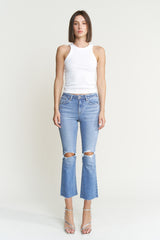 HIGH RISE CROPPED BOOTCUT