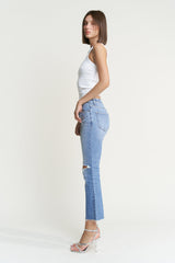 High Rise Cropped Bootcut