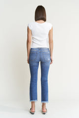 High Rise Bootcut W Shark Bite Hem