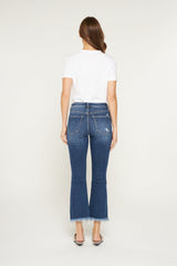 High Rise Bootcut W Shark Bite Hem