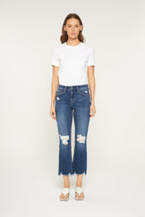 High Rise Bootcut W Shark Bite Hem