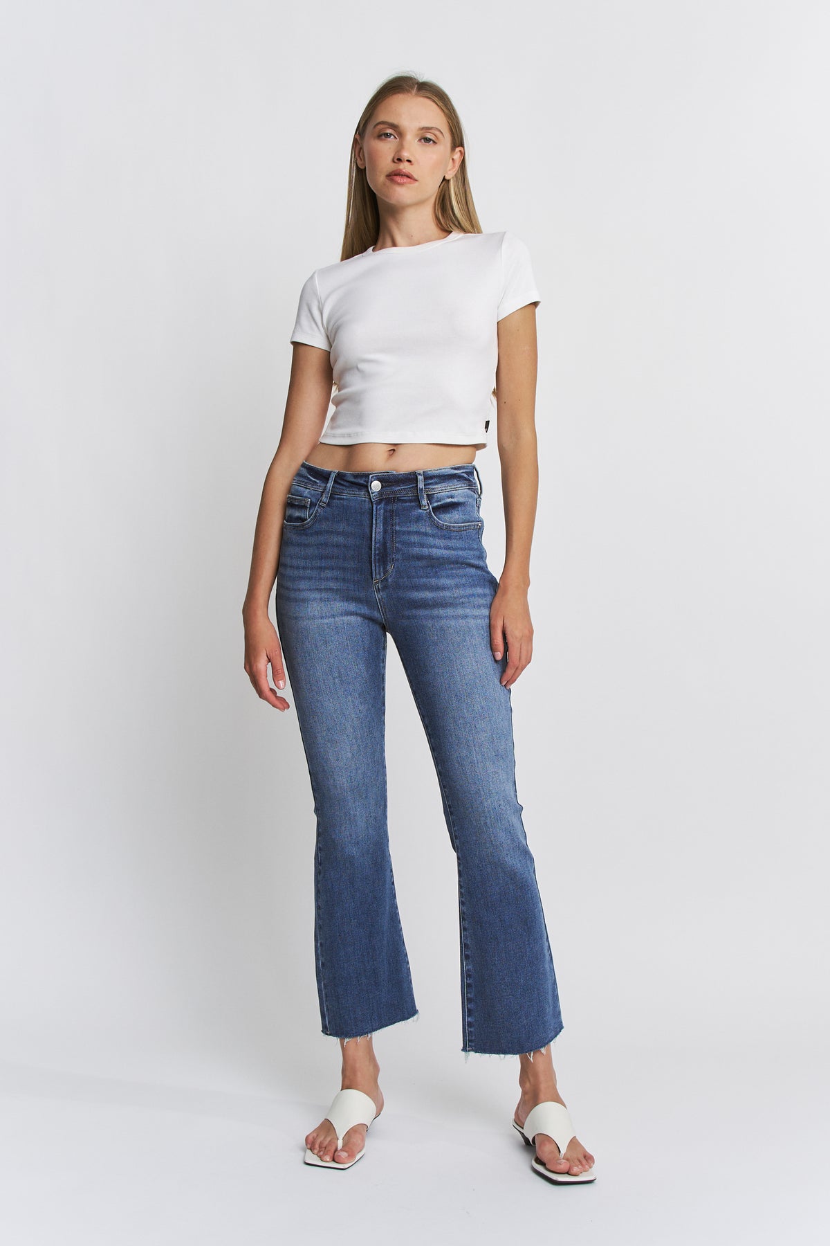 High Rise Bootcut Ankle