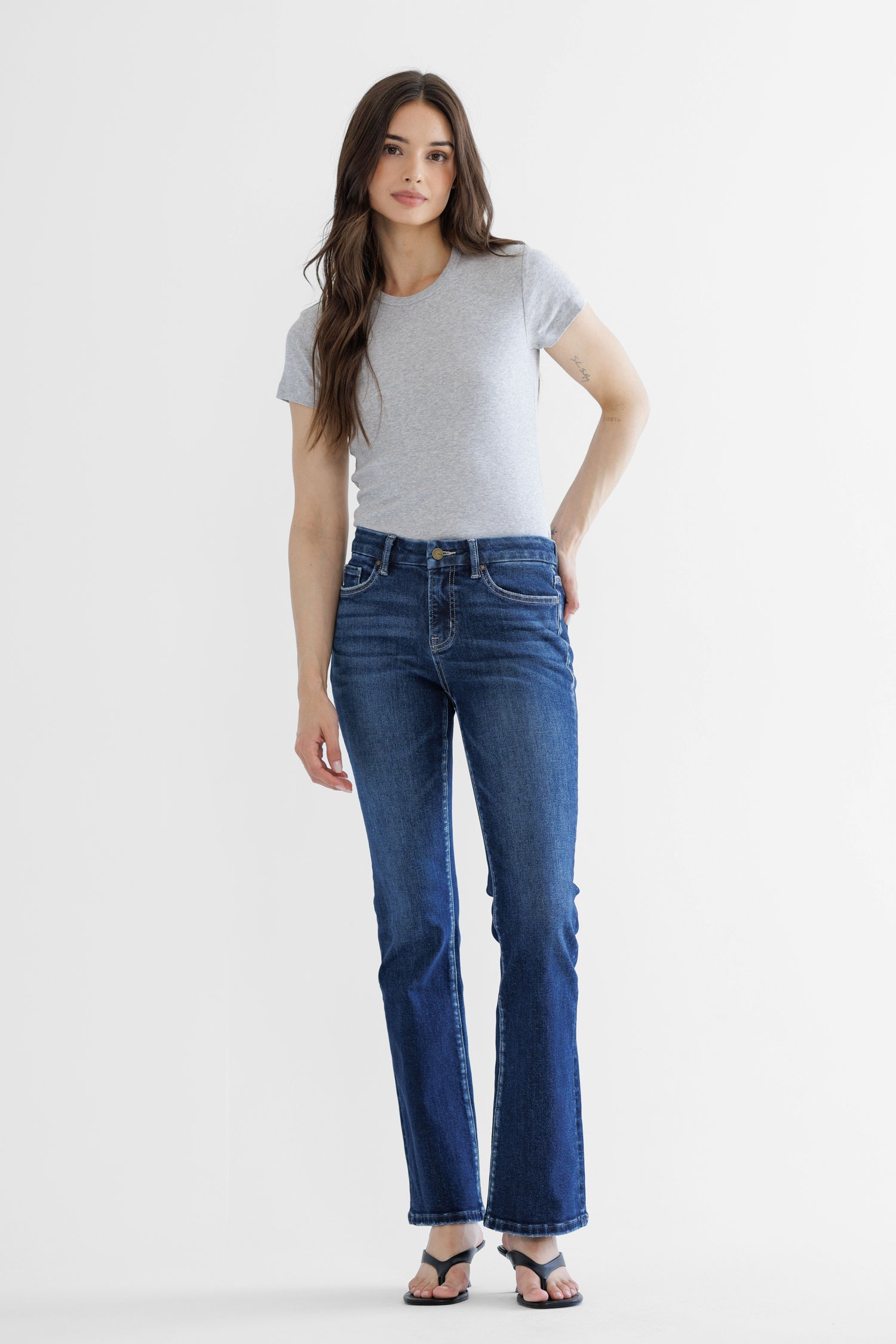 Mica Denim Mid Rise Bootcut Secondary image