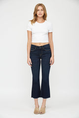 MID RISE BOOT CUT CROP