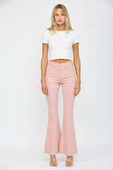 High Rise Trouser Hem Flare