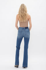 High Rise Flare With Side Slit