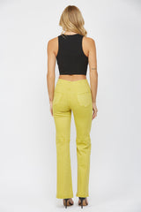 Super High Rise Flare With Double Buttonss
