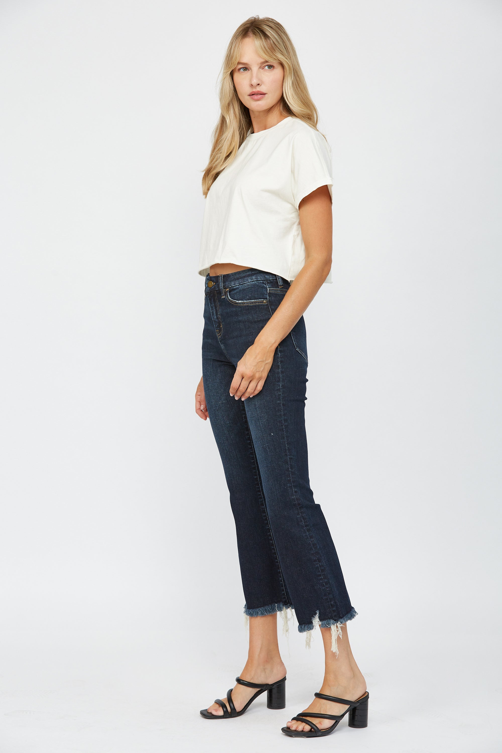High Rise Crop Flare