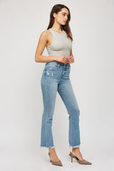 High Rise Crop Flare