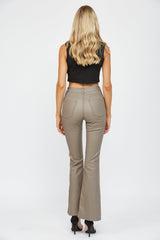 High Rise Ankle Flare