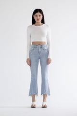 High Rise Crop Flare