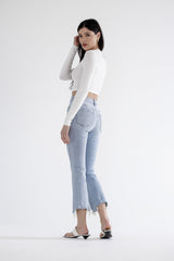 High Rise Crop Flare