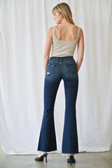 Mid Rise Flare With Repaired Patch Detail