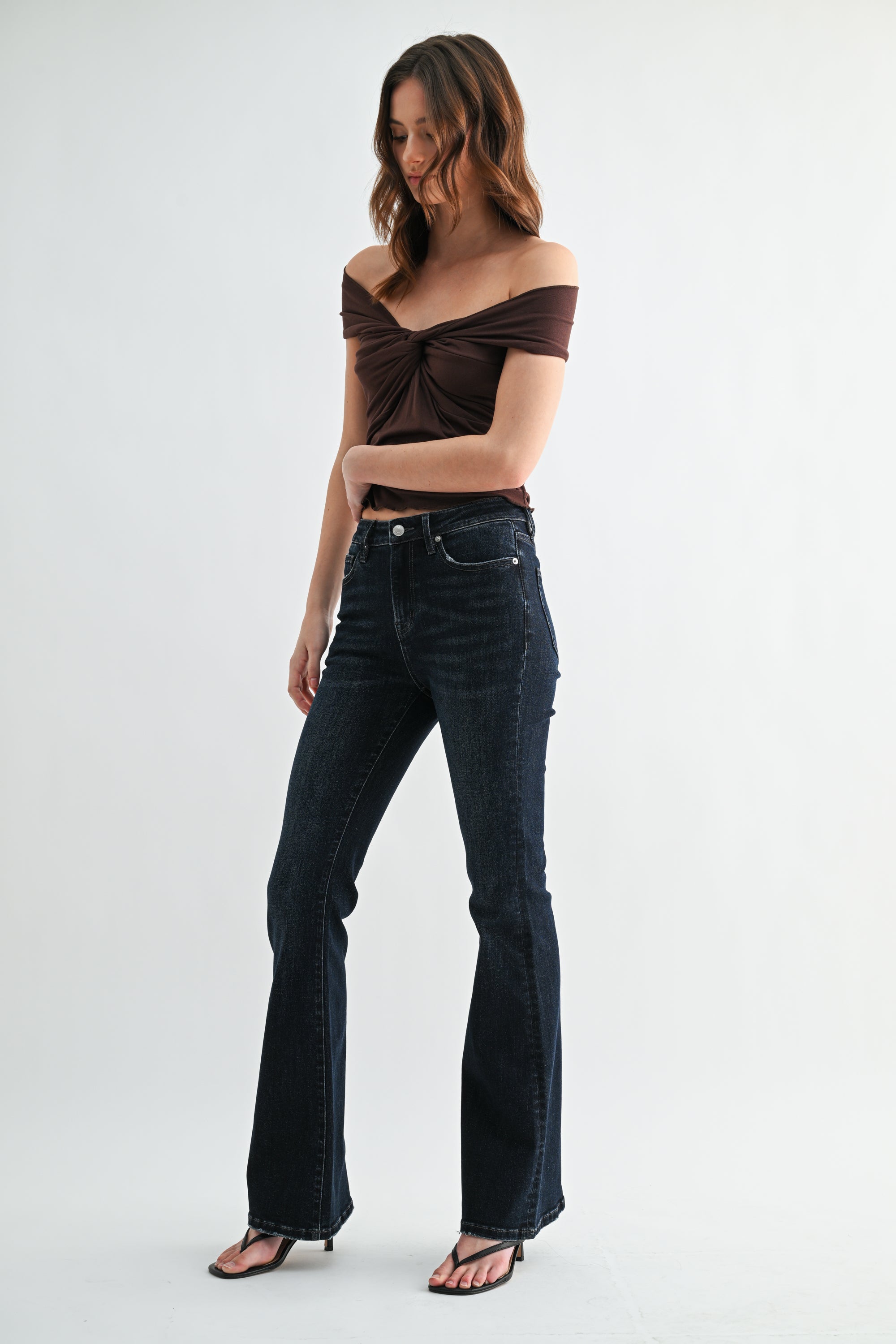 Mica Denim High Rise Flare Jeans Secondary image