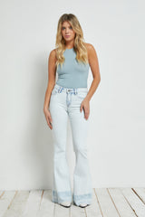 Mid Rise Bleached Jean