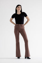 Super Stretch High Rise Flare