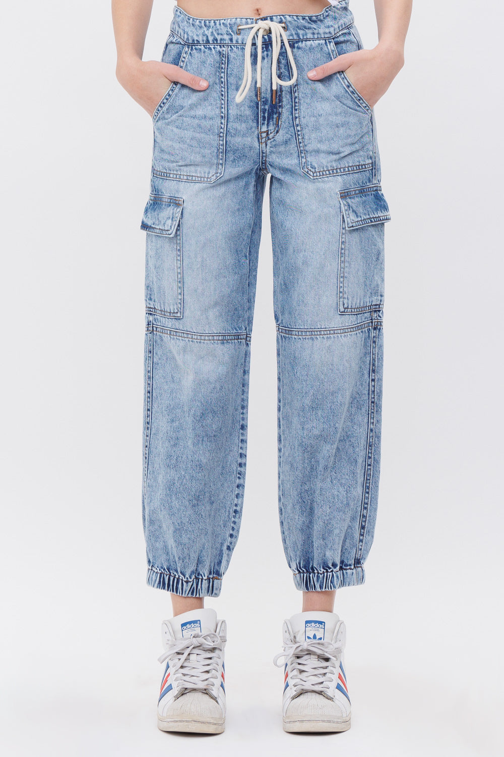 Mica Denim High Rise Relaxed Jogger Secondary image