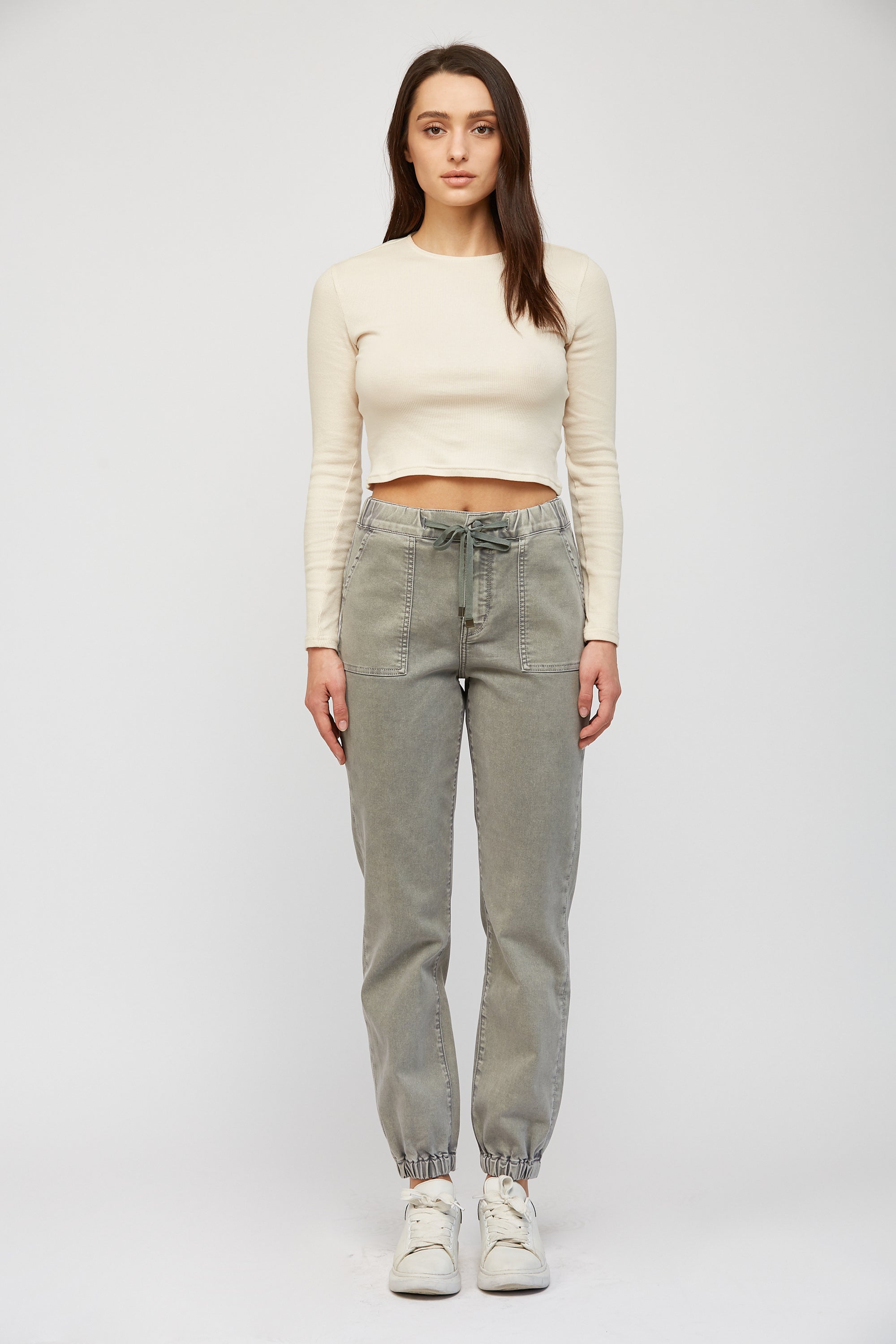 High Rise Jogger Crop