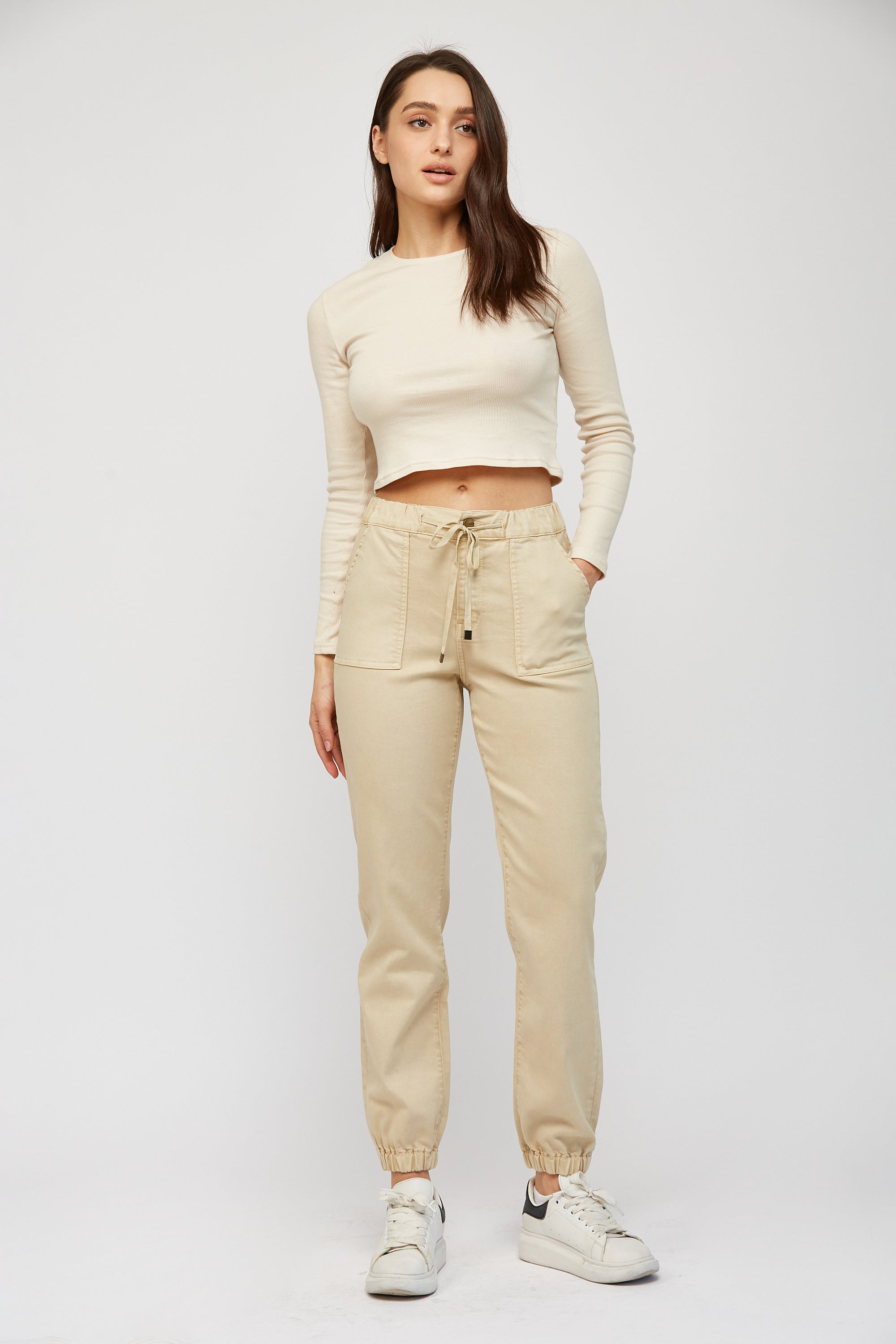 High Rise Jogger Crop