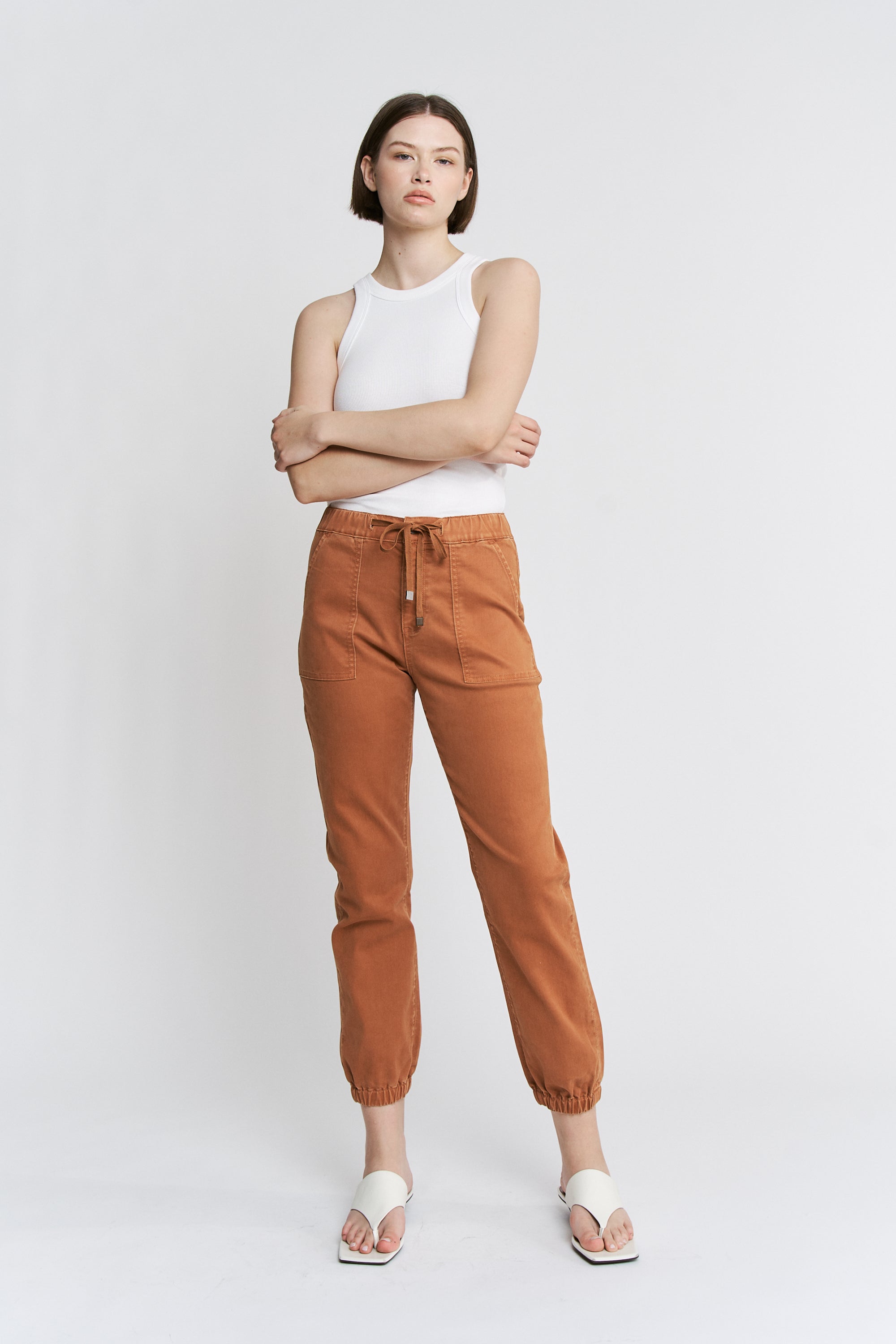 High Rise Jogger Crop