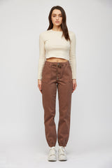 High Rise Jogger Crop