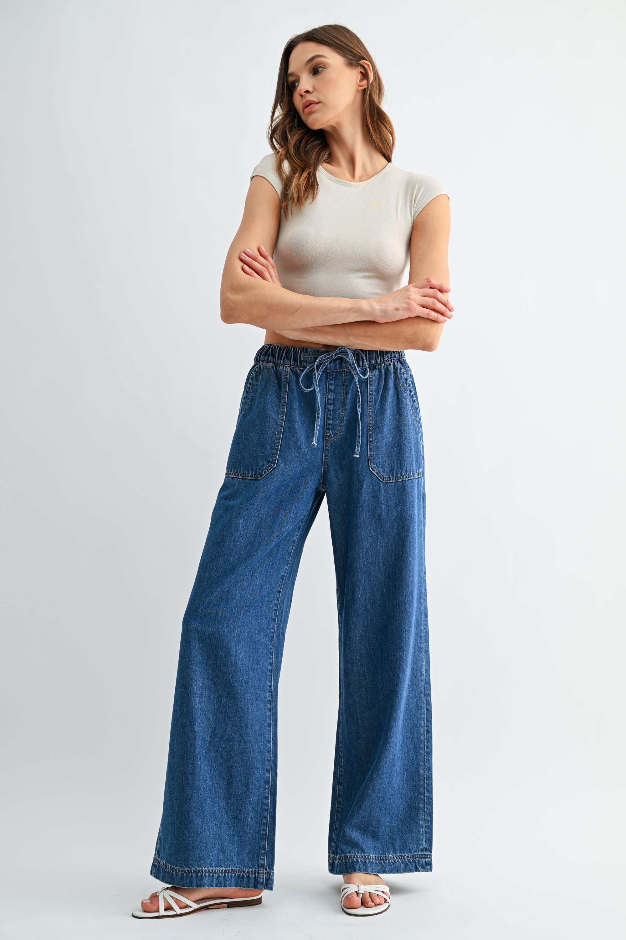 High Rise Wide Leg Jogger Secondary image