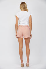 Fold Over High Rise Shorts