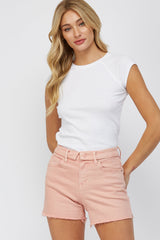 Fold Over High Rise Shorts